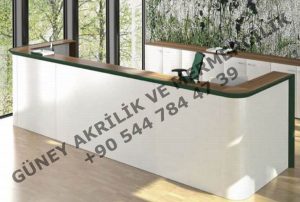 Güney Akrilik Karşılama Bankoları